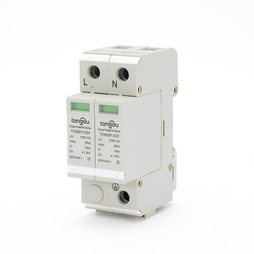 AC Home Power Surge Protector SPD 1P N TOWSP-D20