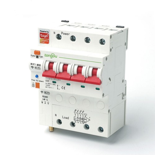 Smart Control Circuit Breaker Three Phase RCBO TO-Q-ST463JWT