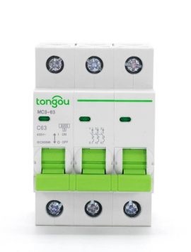 Прекъсваща способност AC 3P MCB TOMC3 Автоматичен прекъсвач – TONGOU