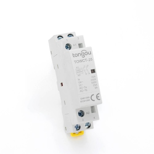 25 ампера 2-полюсен домашен модулен контактор