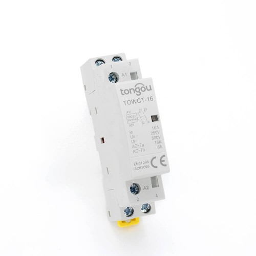 Contactor modular de alta calidad para el hogar con riel DIN 2P 2NO AC
