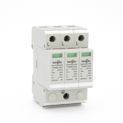 TOWSP-C40 SPD 3P Power Surge Protector For House