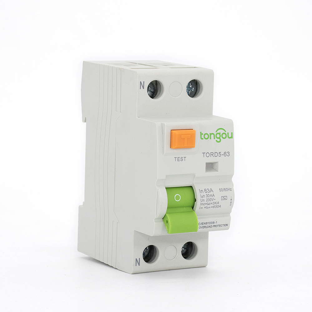 TORD5-63 2P 63A 30mA Electromagnetic Type Residual Current Circuit Breaker RCCB