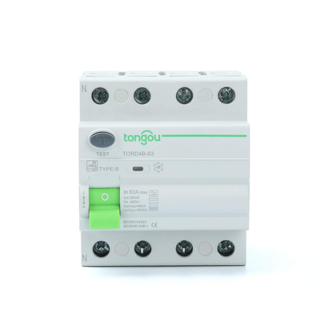TORD4B 30mA RCD RCCB Din Rail Earth Leakage Current breaker