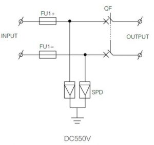 Langir non polarisées miniature Disjoncteur commutateur Voltage protection pour DC et solaire génération avec TUV certificats