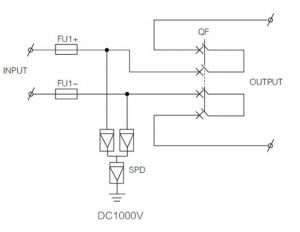 TOSSD PV1 1 T DC 1000V solar combiner box2