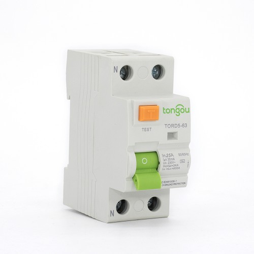 Ol2–63 30 mA 4P 25A AC Regular type courant résiduel Disjoncteur pour protection contre les surcharges et les courts-circuits 