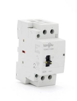 32 Amp 2 Pole Contactor AC With Manual Control Switch TOWCTH