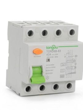 El disyuntor de corriente residual RCCB de 4 polos, además de la CA normal, puede detectar corrientes de fuga a tierra de CA de alta frecuencia y CC pura.