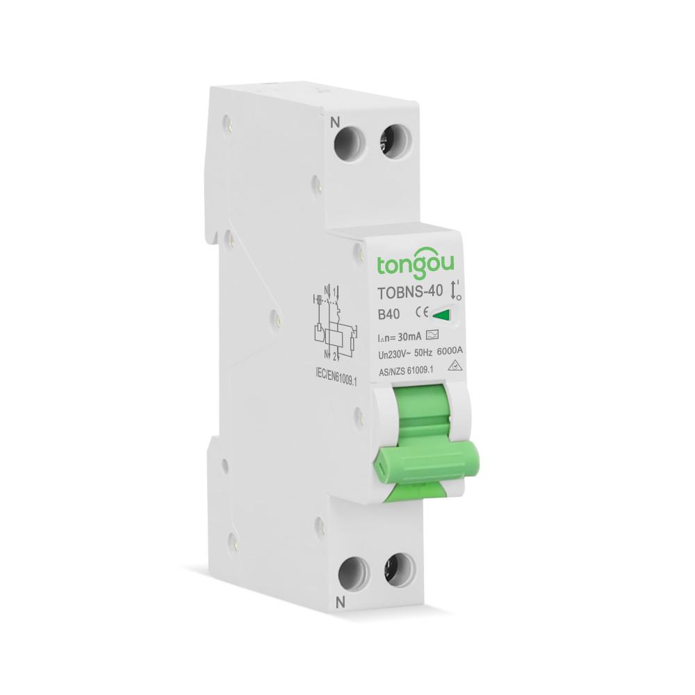 Residual Current Circuit Breaker with Overcurrent Protection RCBO TOBNS tongou
