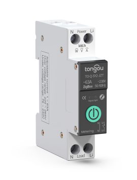 TUYA ZigBee Smart Circuit Breaker Over Current Under Voltage Protection With Metering TO-Q-SY2-JZT