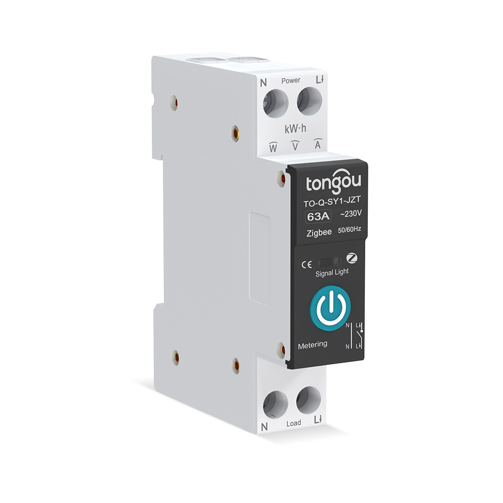 TUYA DIN Rail Smart Zigbee Switch With Metering TO-Q-SY1-JZT