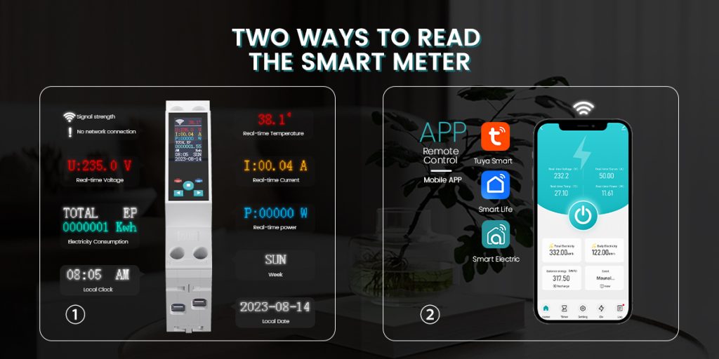 two ways to read smart meter